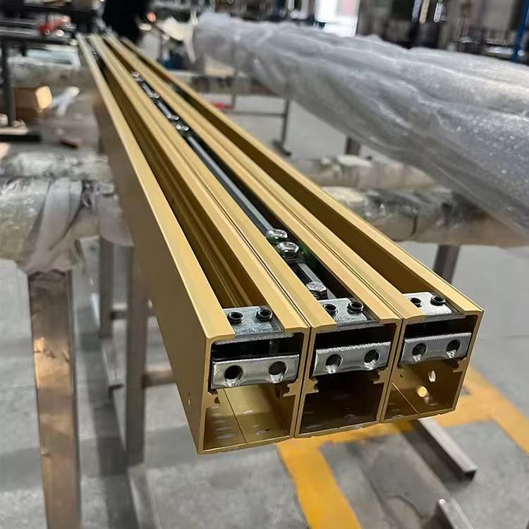 European Standards Popular Modern Automatic Glass Electric Sliding Door System Extremely Narrow Modern Sliding Door