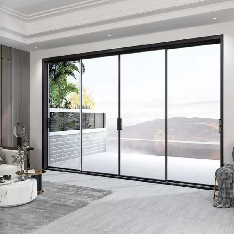 European Hotel Project Customized Glass Sliding Door Hardware China Manufacturer High Quality Sliding Door Factory Price