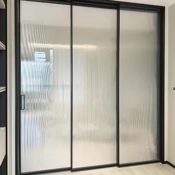 Sydney Apartment Black Double Glass Sliding Door Wholesale Factory Price High Quality China Manufacturer