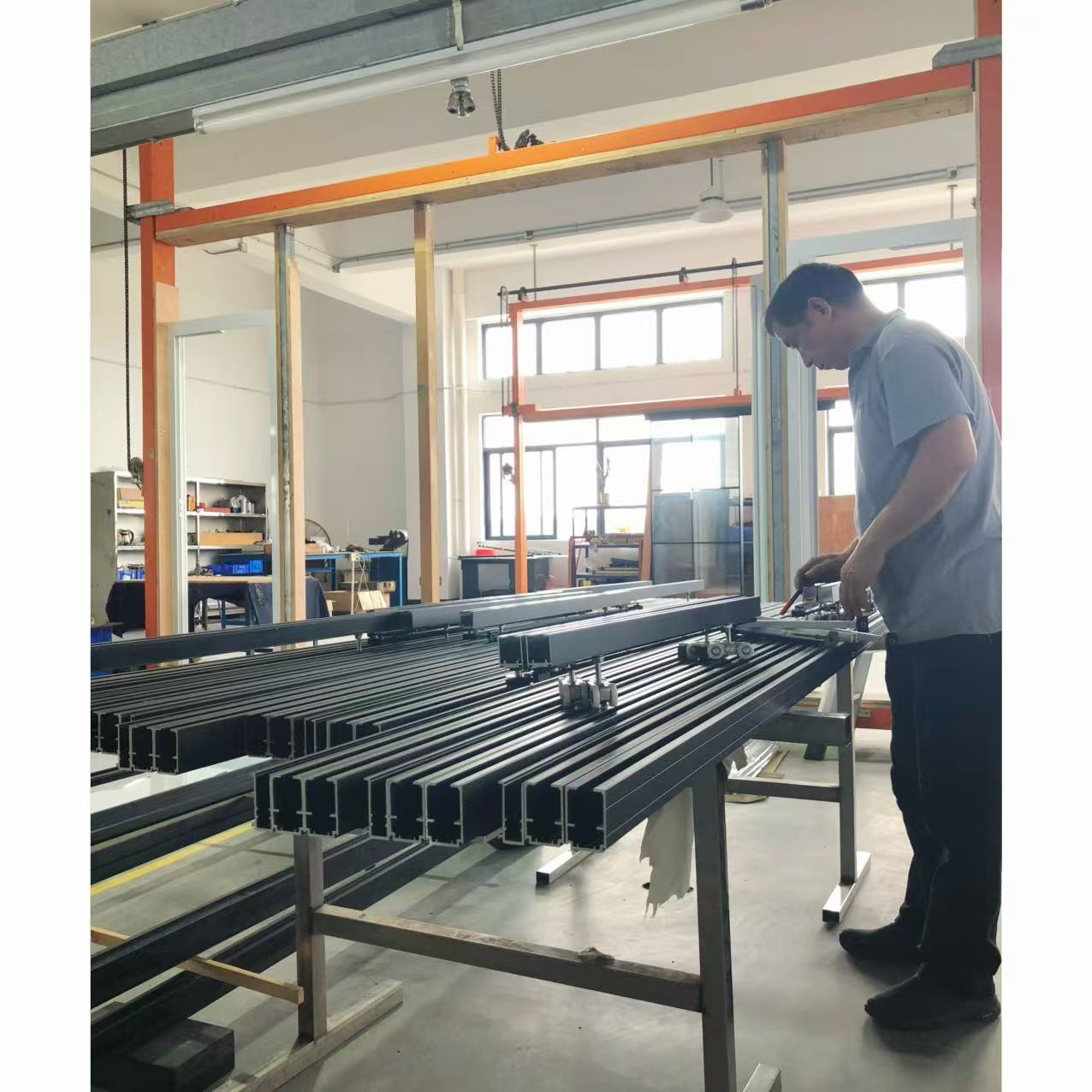 High-End Modern Design Aluminum Sliding Glass Door Tempered Glass for Kitchen and Interior Living Room