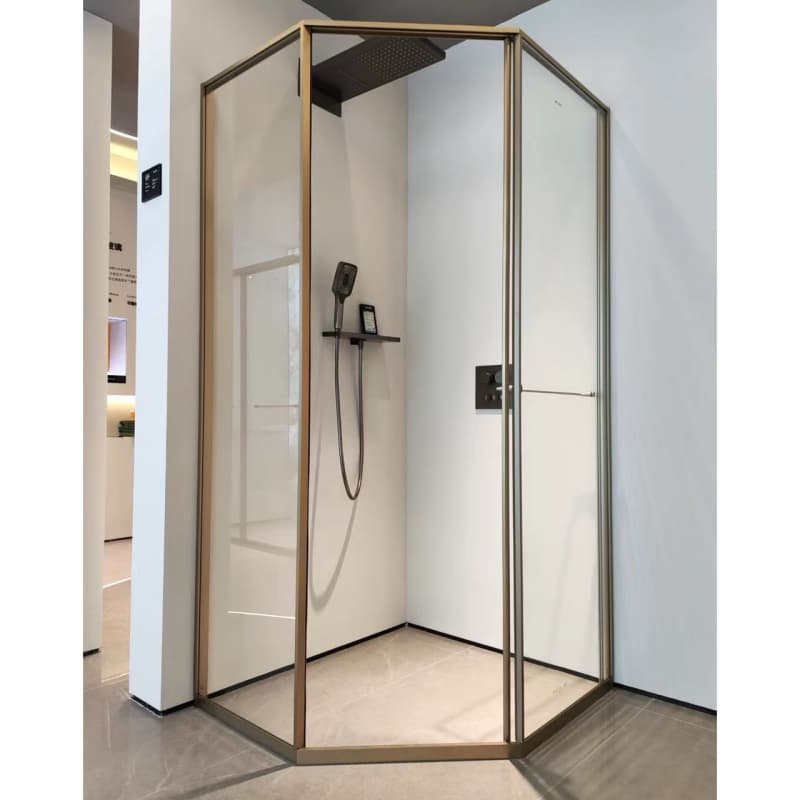Custom Simple Shower Room Shower Door Aluminum Modern Design Sliding Door Customized Size Shower Doors Factory