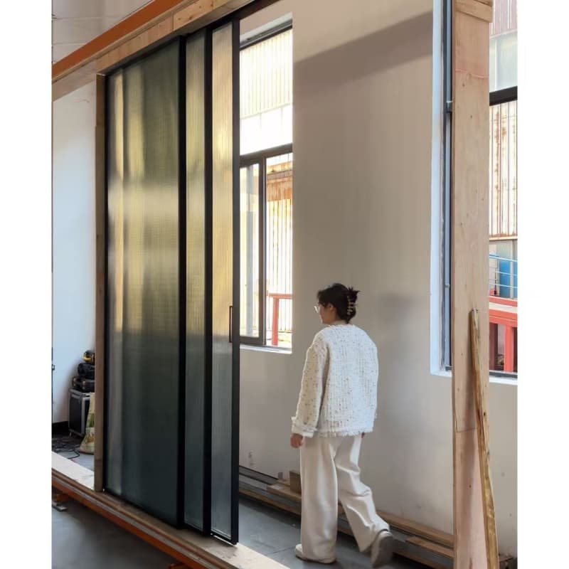 Ultra Slim Glass Sliding Door for Home Germany Hardware Narrow Frame Sliding Door China Factory