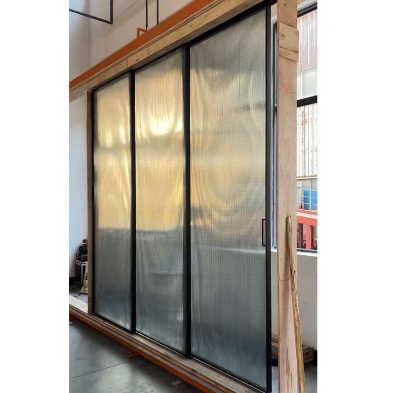 Ultra Slim Glass Sliding Door for Home Germany Hardware Narrow Frame Sliding Door China Factory