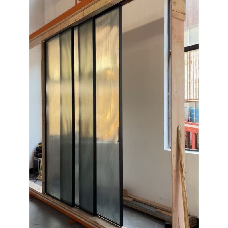 Ultra Slim Glass Sliding Door for Home Germany Hardware Narrow Frame Sliding Door China Factory