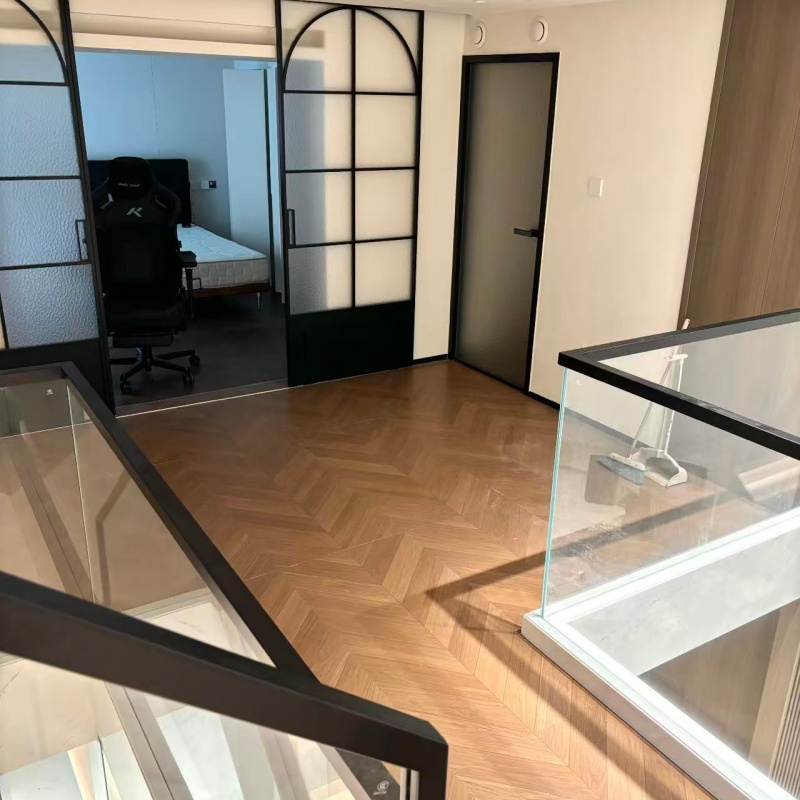 Australian Holiday Apartment Villa Glass Handrail Project Glass Balustrade Glass Barrier for Decking Railing System Floor Mounted