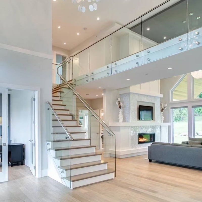 High-end Custom Glass Handrail Project Engineering Fast Production Factory Price Wholesale
