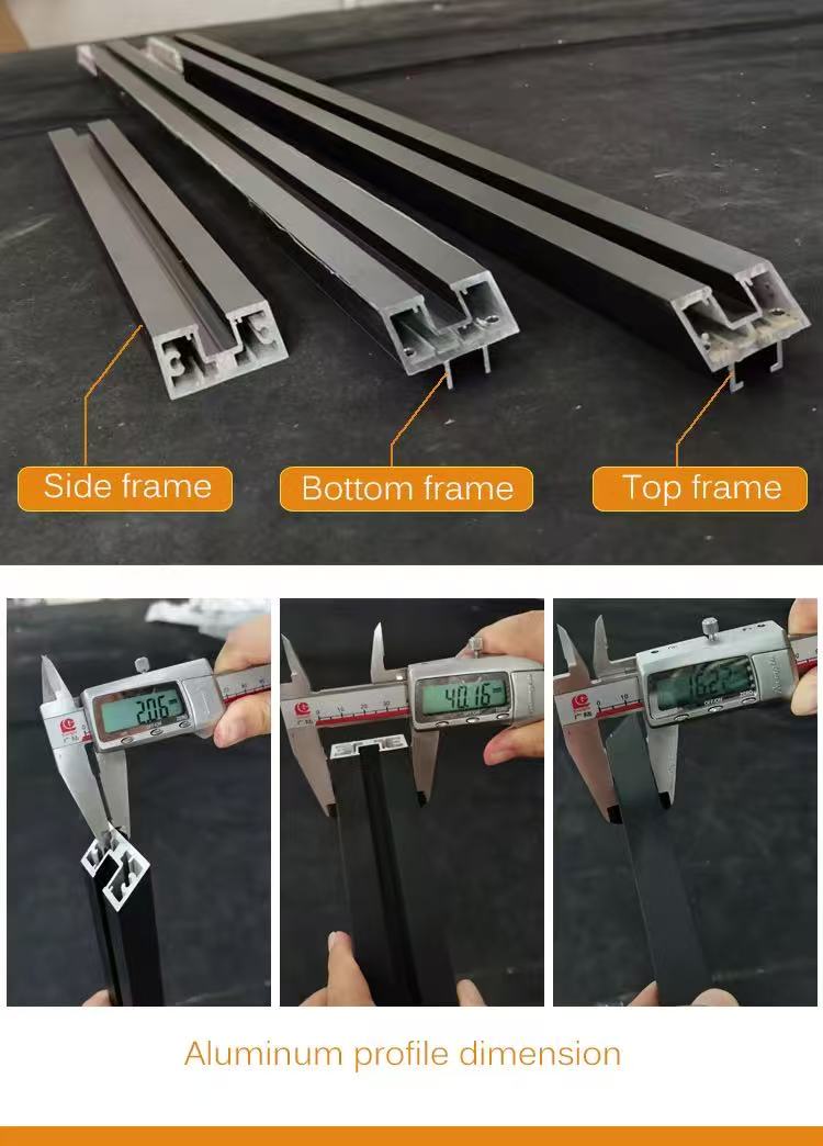 Single-Sliding Aluminum Framed Glass Ghost Door for Interior Living Room Kitchen Bathroom or Entry Hidden-Track Design