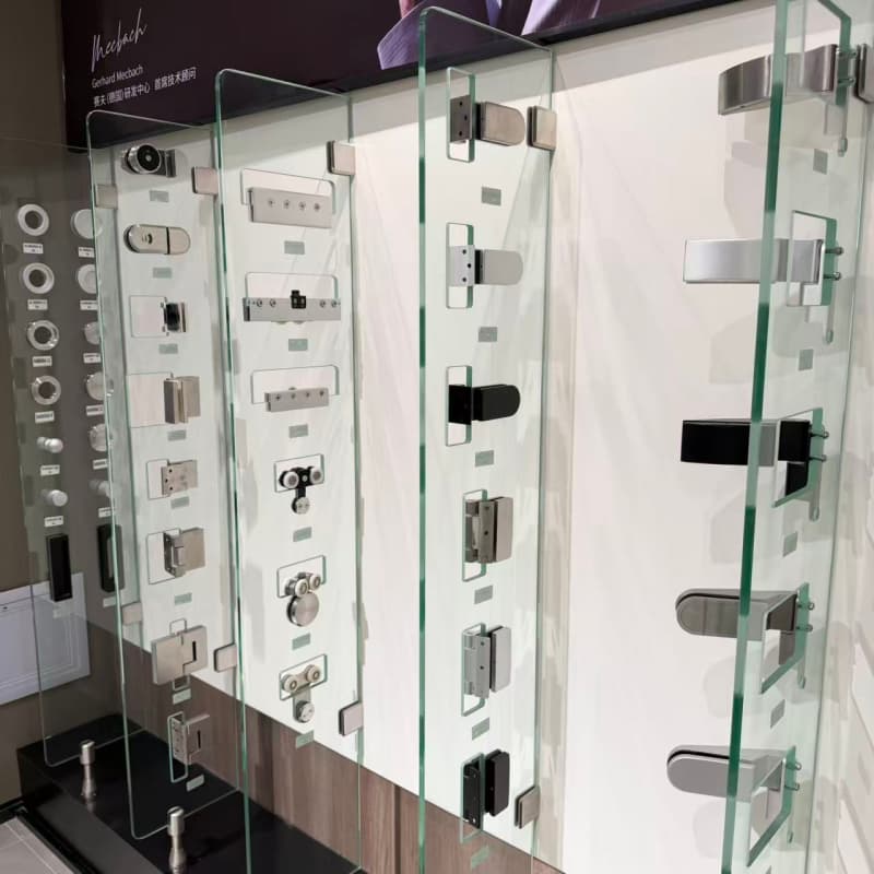 HDSAFE Sliding Glass Door Roller Stainless Steel 8-12mm Frameless Sliding Folding Glass Door Roller High Quality Door Roller