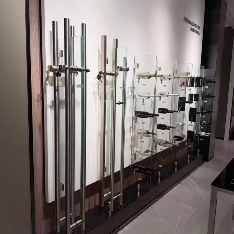 HDSAFE Sliding Glass Door Roller Stainless Steel 8-12mm Frameless Sliding Folding Glass Door Roller High Quality Door Roller