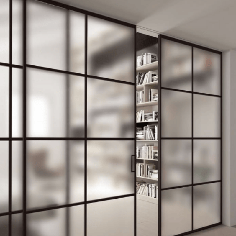 HDSAFE 2025 Aluminium Double Tempered Glass Sliding Doors High Quality Energy Efficient Sliding Door