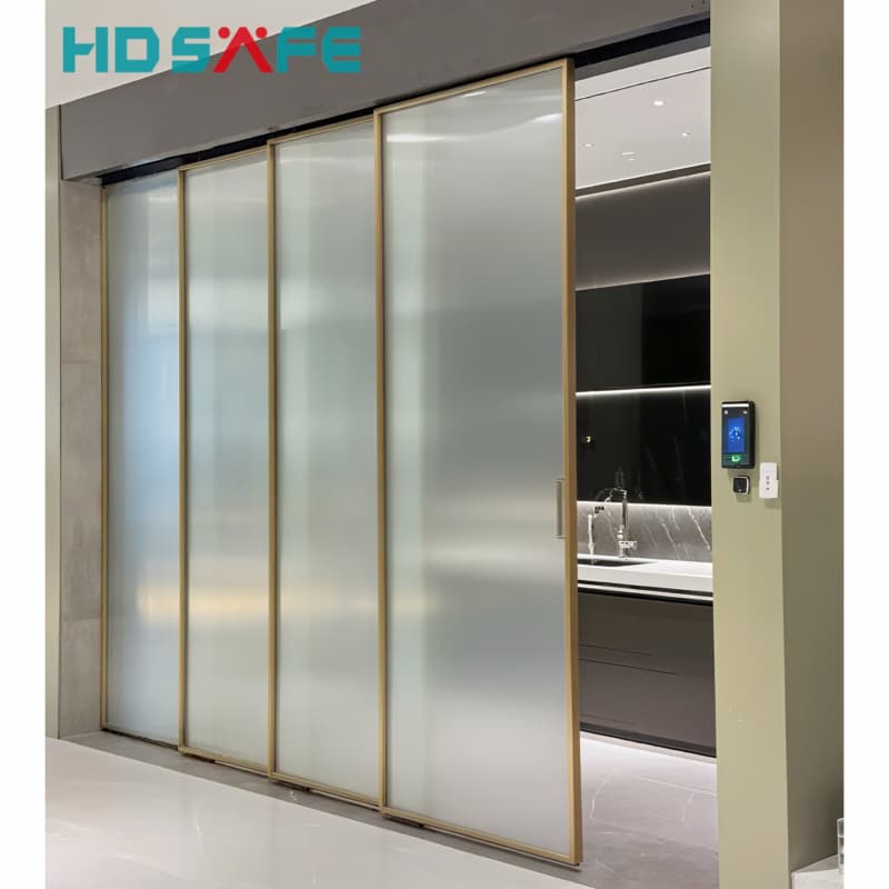 Modern Design Custom Kitchen Sliding Glass Door System Ultra-Narrow Track Glass Sliding Door Interior