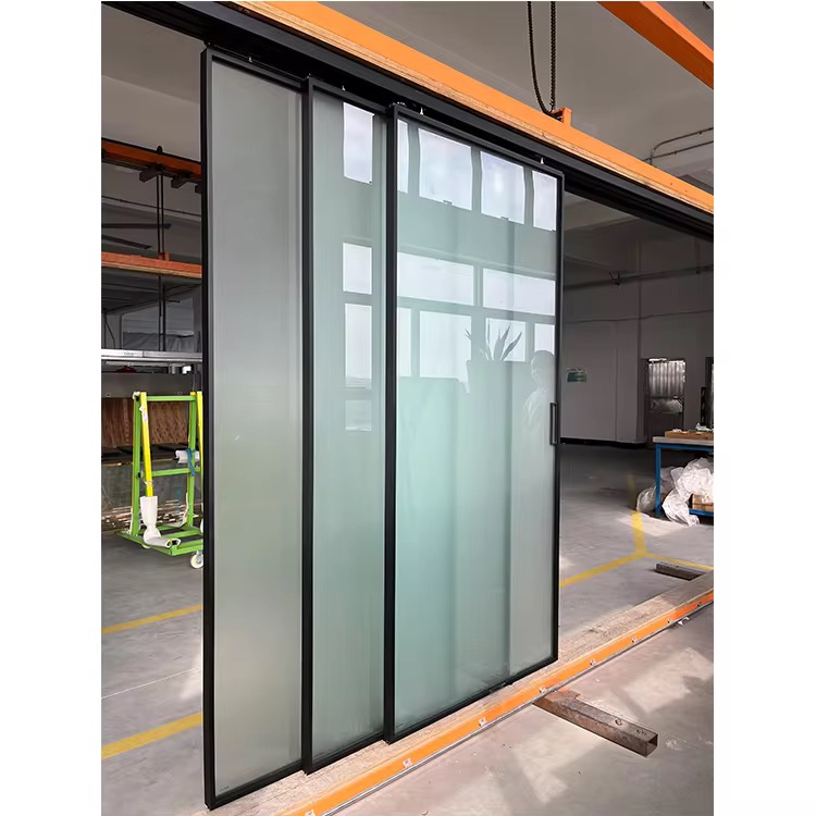 High-End Modern Aluminum Glass Sliding Doors For Houses Hotels Villa Living Rooms Glass Doors