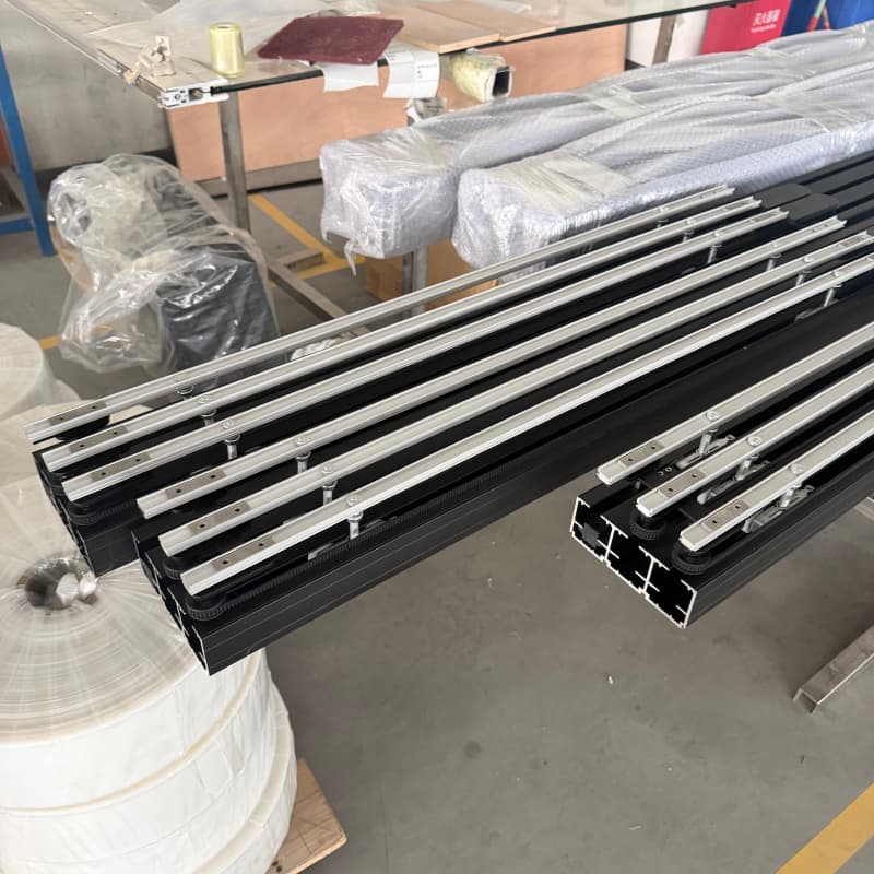 Precision in Motion: Premium Aluminum Frame & Pulley System for Luxury Sliding Doors