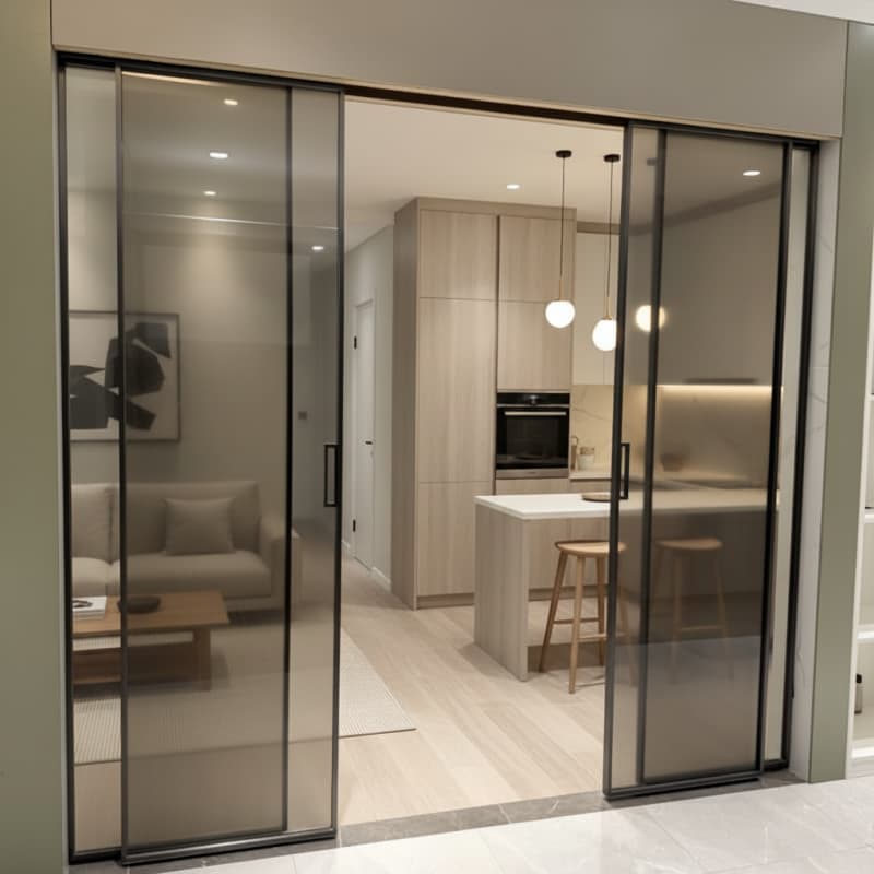 Premium Soft Closing Telescopic Sliding Doors for Hotel Projects