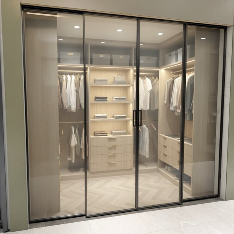 Premium Soft Closing Telescopic Sliding Doors for Hotel Projects