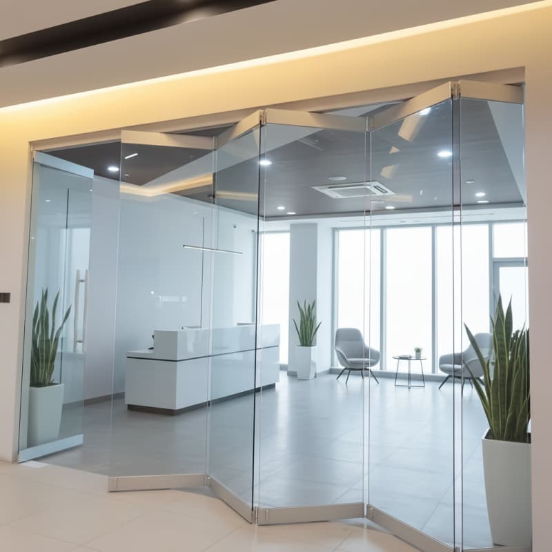 Office Glass Partition Wall System | Custom Soundproof Modular Glass Partitions for Modern Workspaces