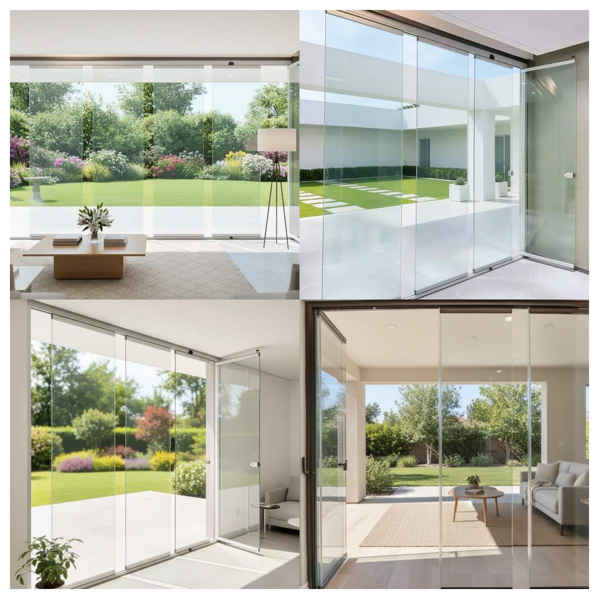 Frameless Folding Glass Door 
