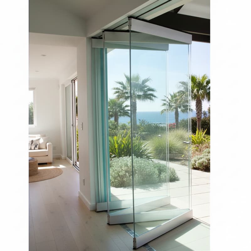 Folding Door Glass Design | Custom Frameless & Semi-Framed Folding Glass Doors