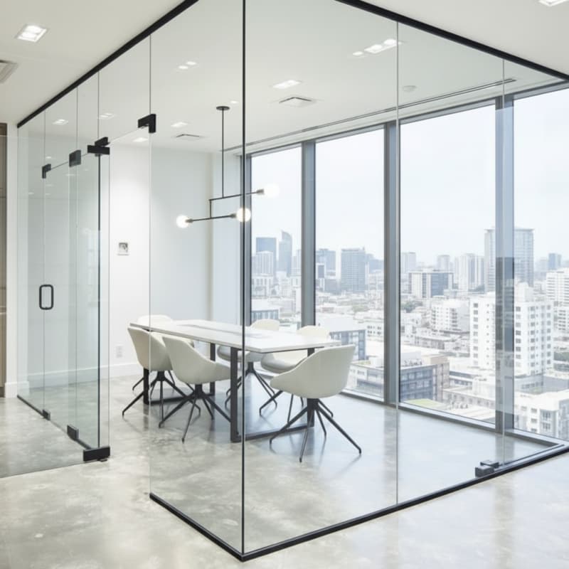 Glass Office Partitions Design | Bulk Supply for Commercial Projects & Offices