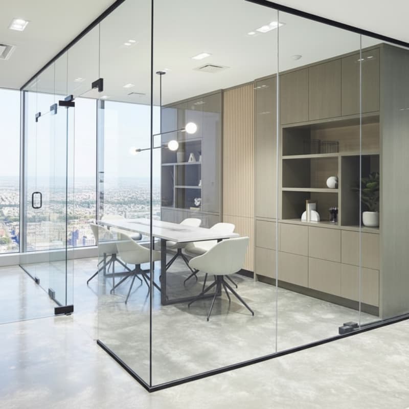 Glass Office Partitions Design