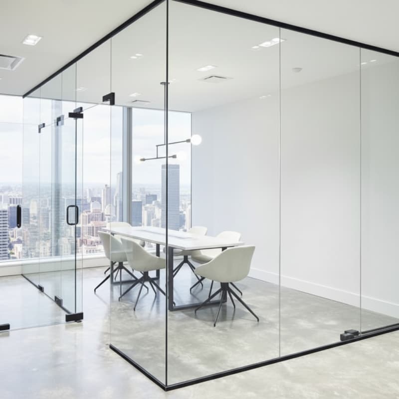 Glass Office Partitions Design