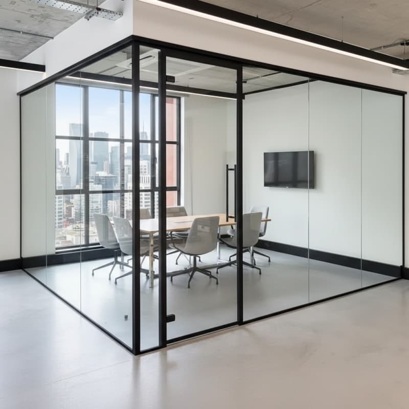 Glass Office Partitions Design