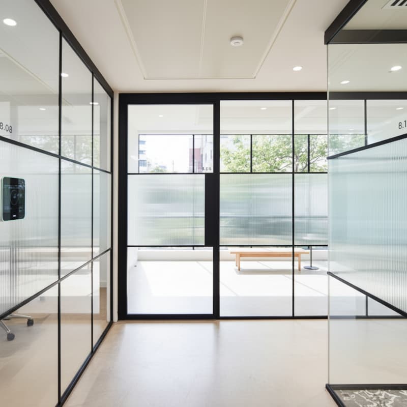 Custom Office Glass Swing Doors | Personalized Size, Finish & Style