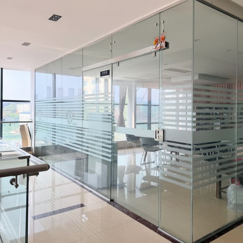 Modern Glass Office Partitions Design | Sleek Aesthetics for Contemporary Interiors