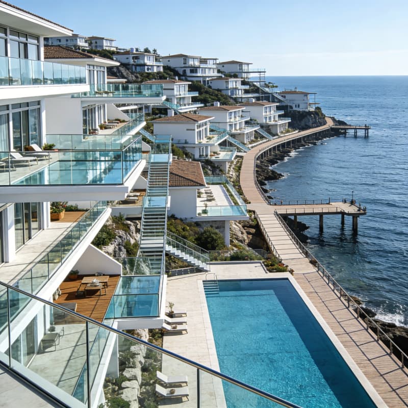 Coastal Glass Railings | Corrosion-Resistant for Seaside Homes