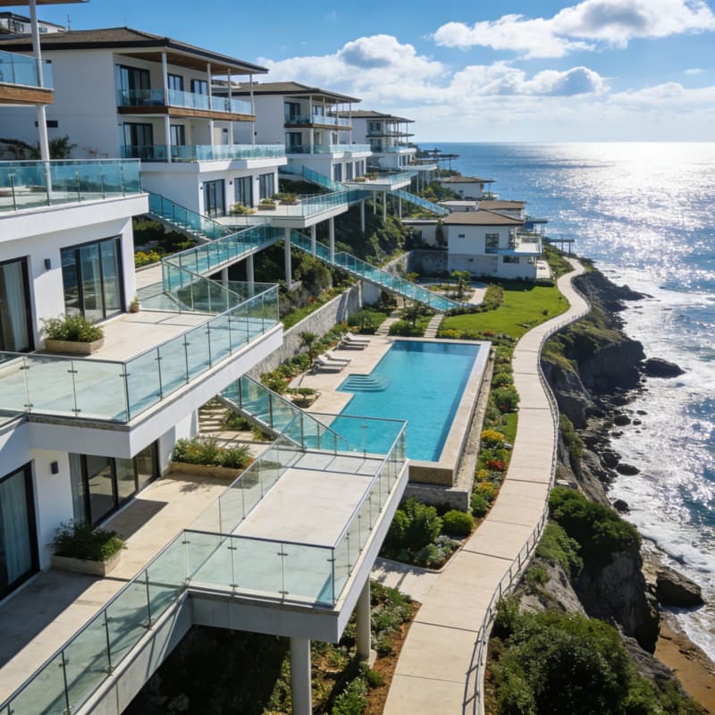 Coastal Glass Railings | Corrosion-Resistant for Seaside Homes