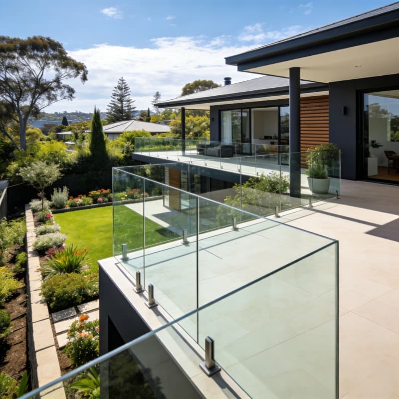 Glass Railings for Coastal Resorts & Luxury Villas Frameless & Minimalist Design