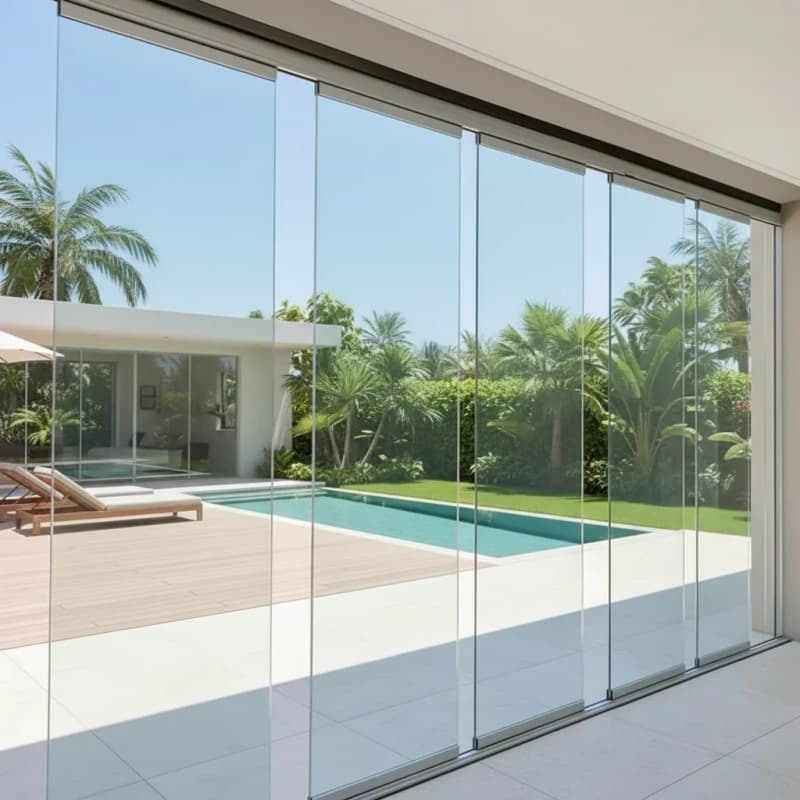 Luxury Folding Glass Doors for Penthouses High-Performance Apartment Engineering