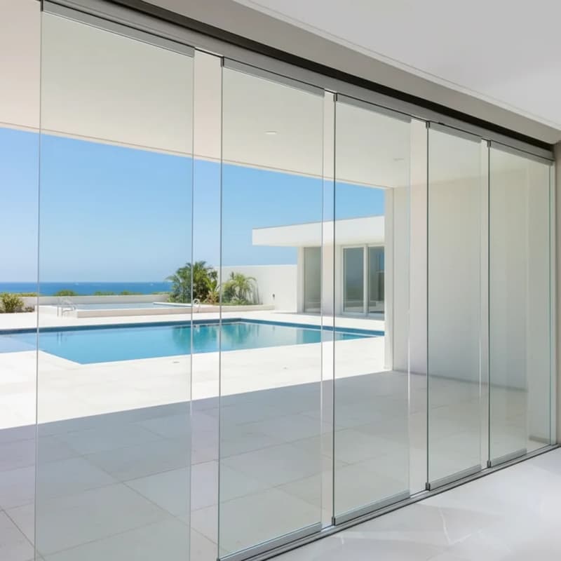 Premium Folding Glass Doors for High-End Coastal Villas Direct Manufacturer Pricing