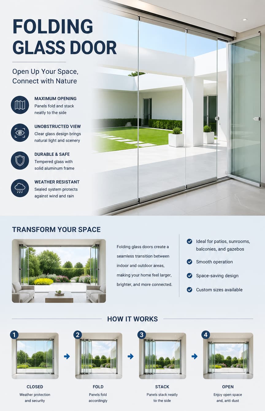 Premium Folding Glass Doors 
