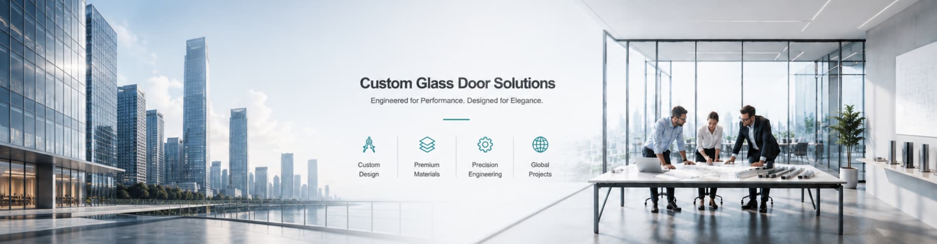 Frameless Glass Door