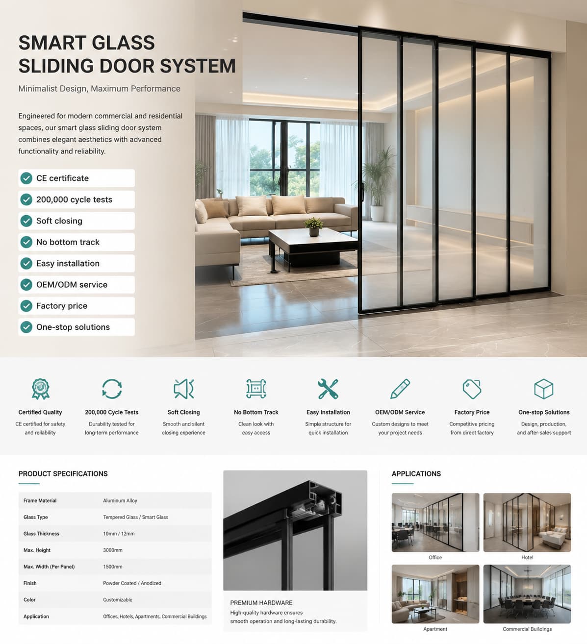 Custom Sliding Glass Doors