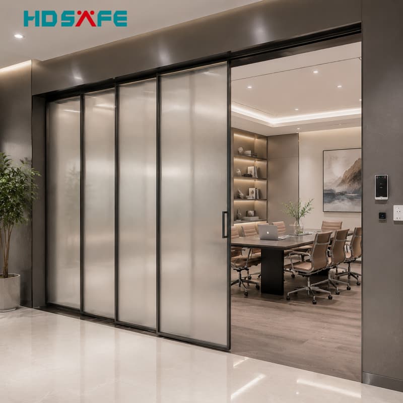 HDSAFE Luxury Sliding Glass Door Systems for Modern European Interiors