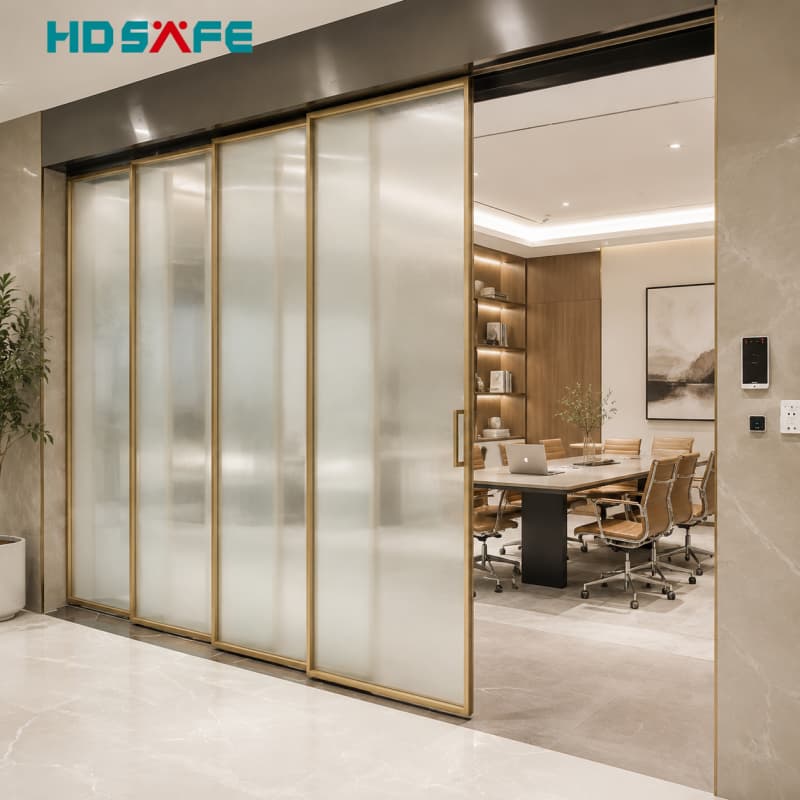 HDSAFE Luxury Sliding Glass Door Systems for Modern European Interiors