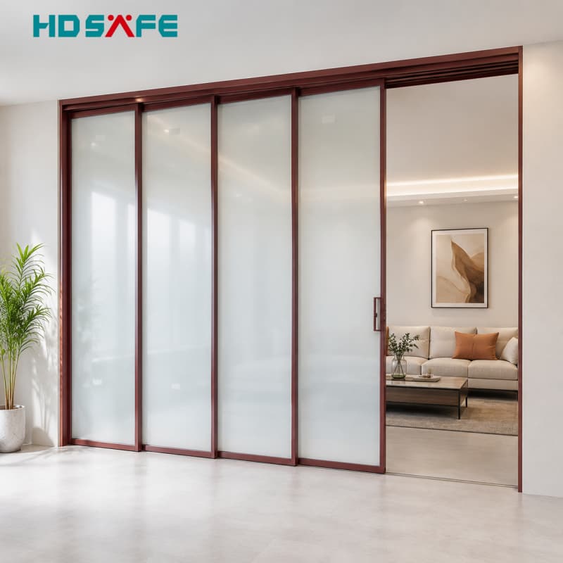 HDSAFE Luxury Sliding Glass Door Systems for Modern European Interiors