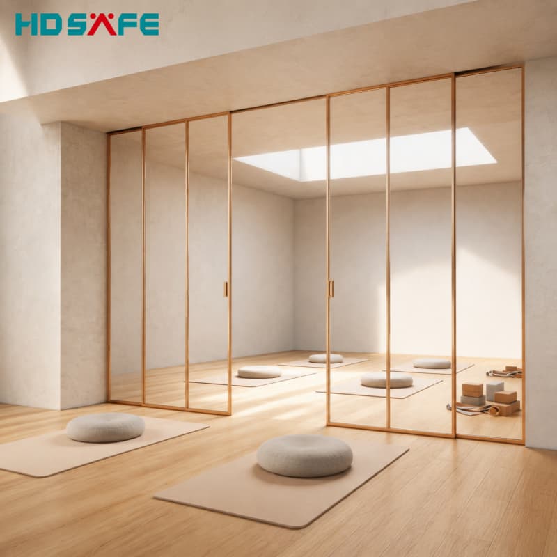 Custom Slim Frame Glass Sliding Doors Luxury Glass Sliding Doors for Hotels & Apartments