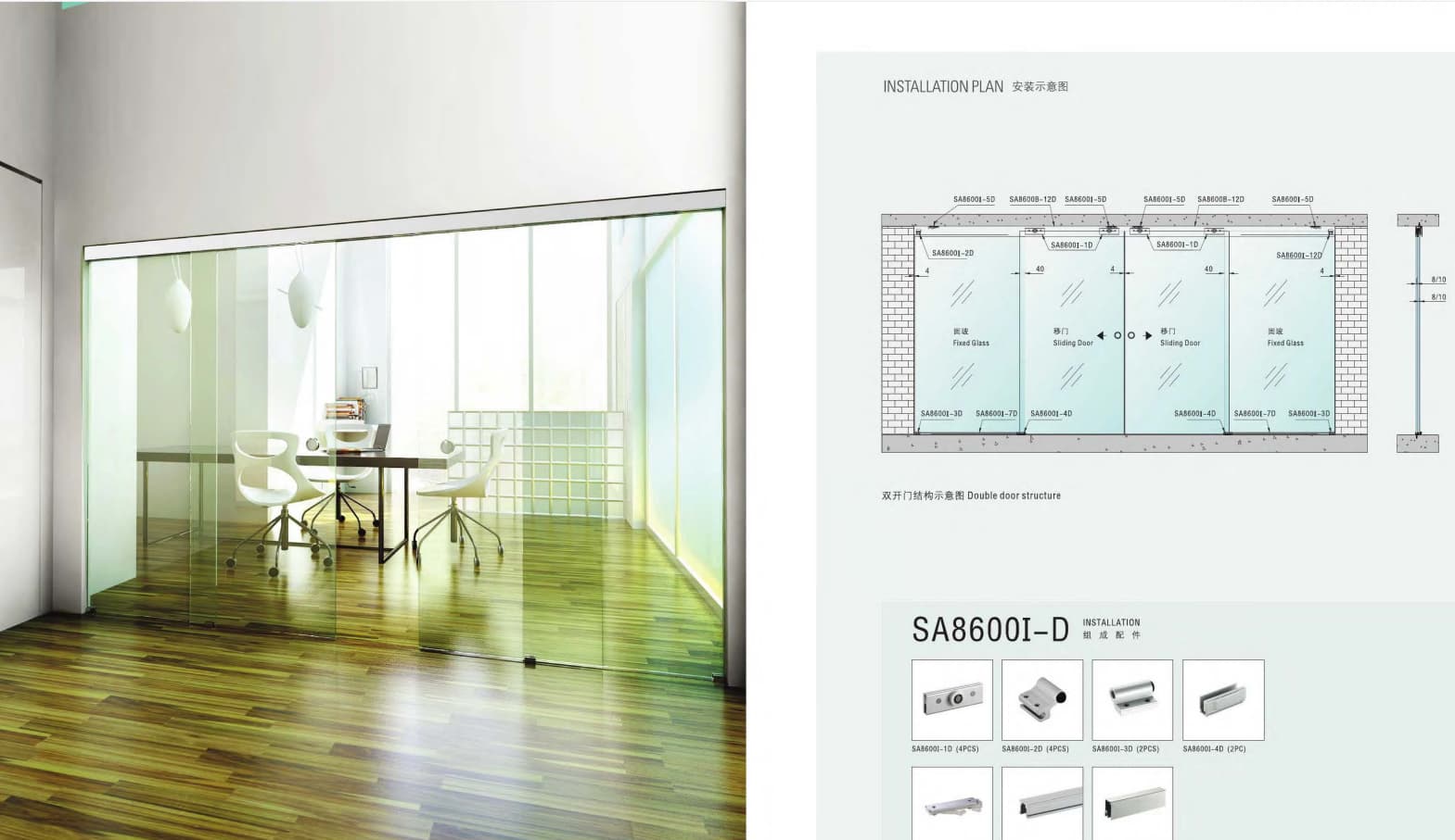 Modern Interior Glass Doors, Walls & Office Partition Systems for Contemporary Commercial Spaces
