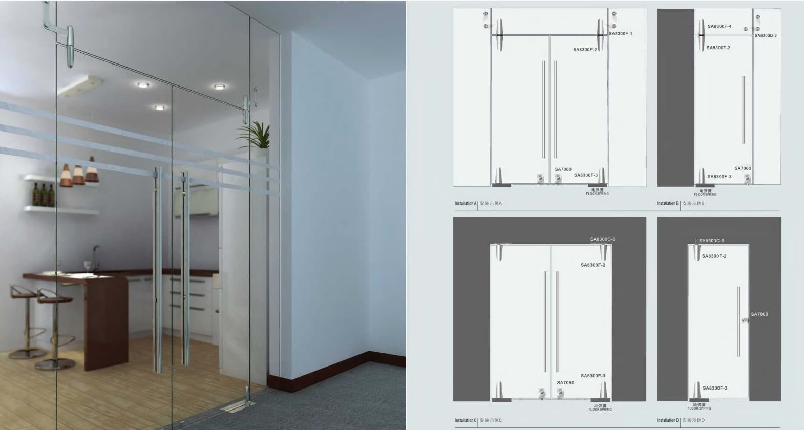 Modern Interior Glass Doors, Walls & Office Partition Systems for Contemporary Commercial Spaces
