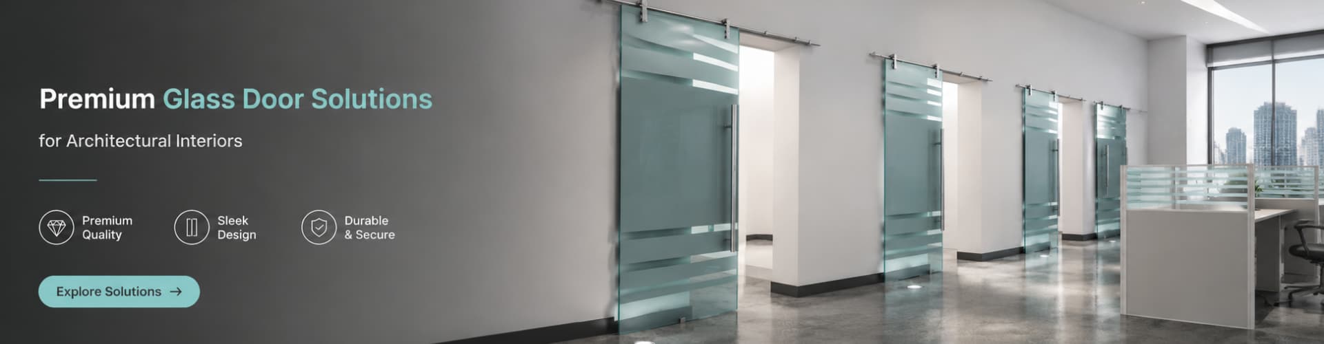 Frameless Glass Door
