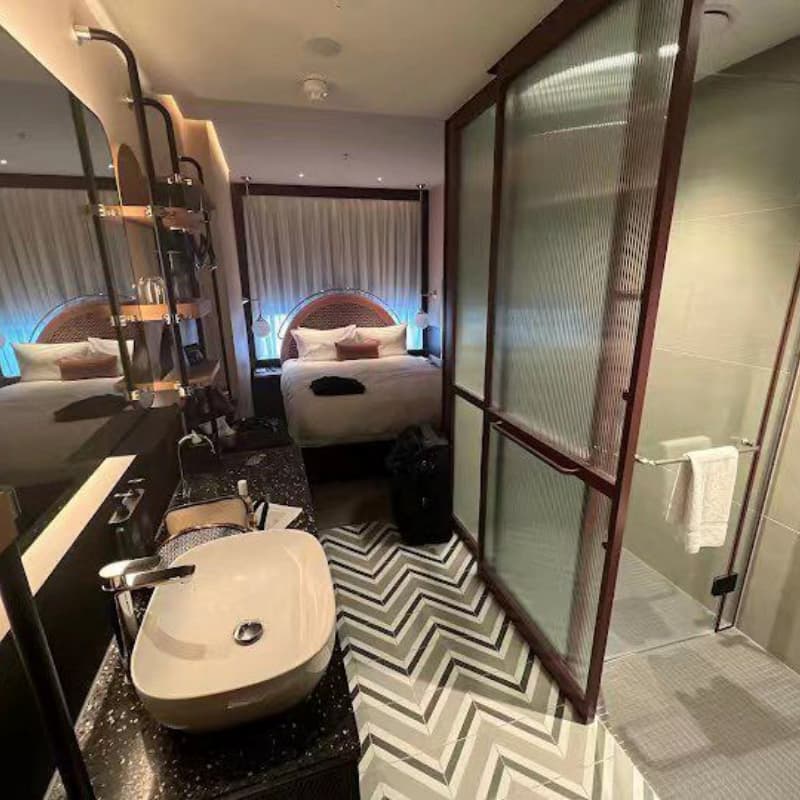 Commercial Hotel Frosted Glass Sliding Door Systems Interior Glass Partitions