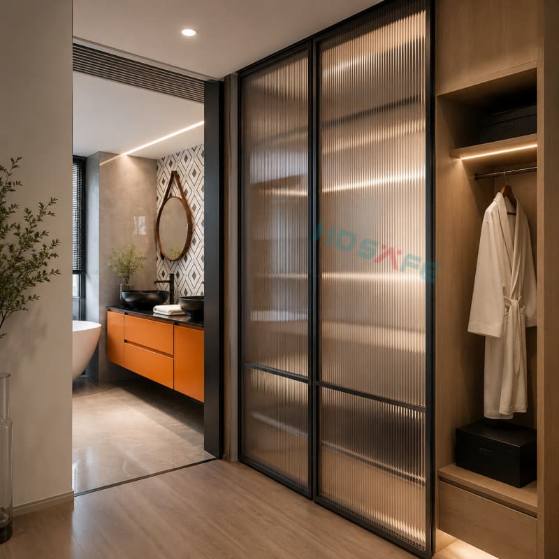 HDSAFE Frosted Glass Sliding Door Systems For Hotels, Offices & Interior Partitions HDSAFE Frosted Glass Sliding Door Systems For Hotels, Offices & Interior Partitions