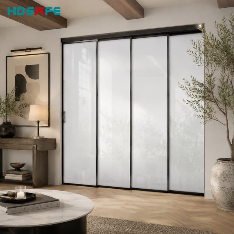 Aluminum Frame Sliding Glass Doors For Architectural Interiors