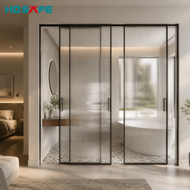 HDSAFE 4 Panel Sliding Doors Smooth, Durable, Factory Direct