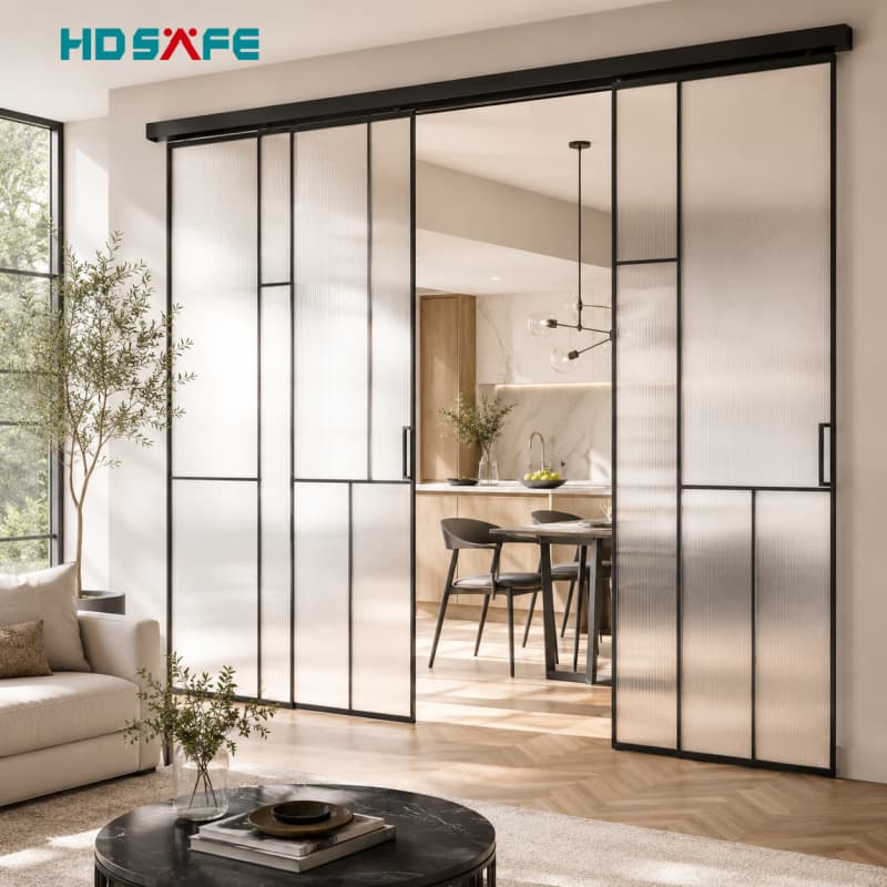 HDSAFE 4 Panel Sliding Doors Smooth, Durable, Factory Direct