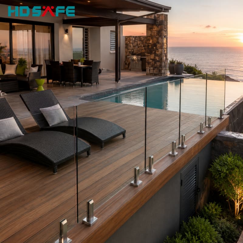Frameless Glass Railing Systems for Luxury Residential & Commercial Projects