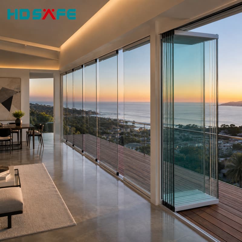 SA8900H Folding Glass Door For Seamless Indoor Outdoor Living